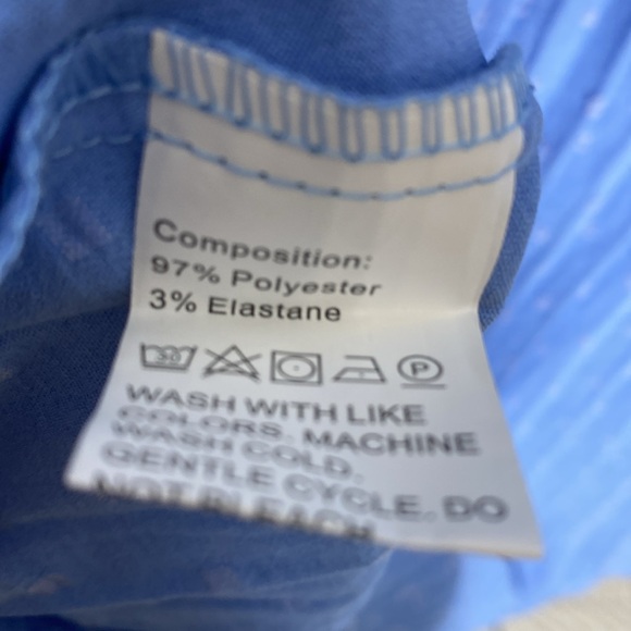 PRETTYGARDEN Fall Long Sleeve V Neck Swiss Dot Pleated A Line Flowy Dresses - Picture 9 of 11